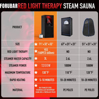 Infrared Sauna Box for Relaxation Detoxification,Portable Full Body Steam Sauna Tent with Steamer Folding Chair for Home Spa